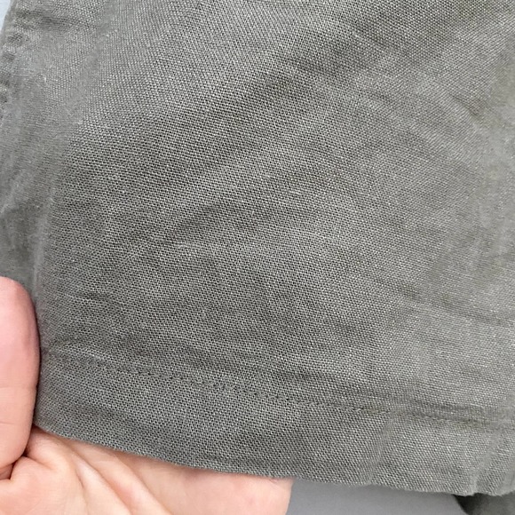 NWT Gap Green Linen Draw String Shorts - Picture 6 of 7